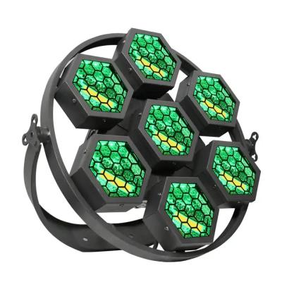 Chine Mini taille 7 lampe LED 7-Halo Hexa LED Pixel Light Portman lumière rétro lampes de scène à vendre