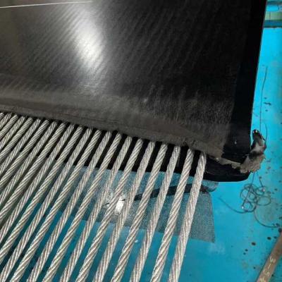 China Transverse Reinforced Steel Cord Conveyor Belt ST630 ST800 ST1000 for sale