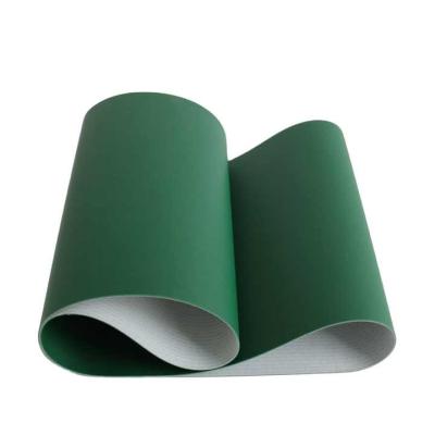 China PVC Green Conveyor Belt for Food, Tobacco, and Logistics Industries for sale