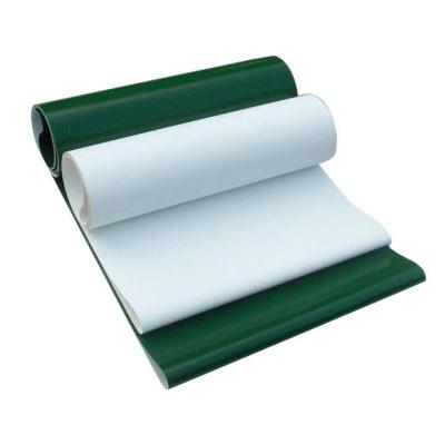 China PVC Green Conveyor Belt for Tobacco Food Logistics 4 Ply for sale