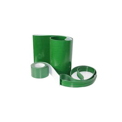 China PVC Green Conveyor Belt for Tobacco Food Logistics 4 Ply for sale