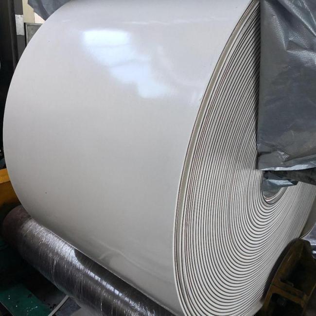 White NN Rubber Conveyor Belt product display