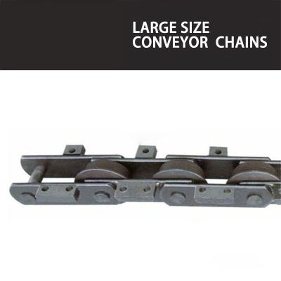 China Dia 150mm F Flanged Rollers Steel Apron Feeder Chain 320mm Pitch for sale