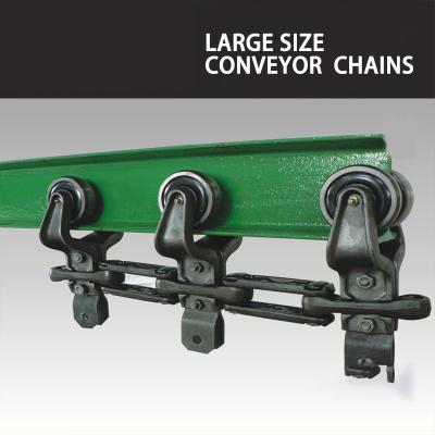 China Alloy Steel Heavy Duty Conveyor Chains 100mm To 160mm Pitch Drop Forged Chain for sale
