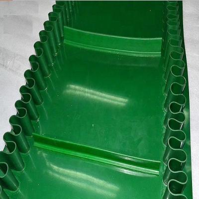 China Green Inclined 2 Ply Conveyor Belt 1200mm Bandwidth for sale
