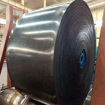 China Cement Black Steel Cord Conveyor Belts 700mm Width for sale