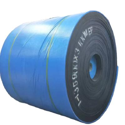 China 8mm Thick Black Heat Resistant Conveyor Belt ST2000 for sale