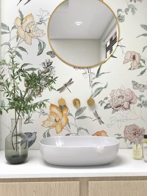 China Grade AAA Toilet Flower Tile , 600x1200mm Background Wall And Wall Tile for sale