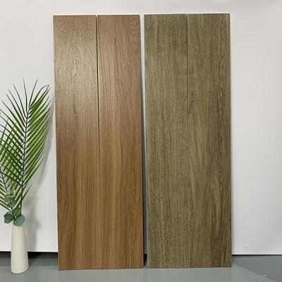 中国 150*900mm Anti Slip Rough Surface Wooden Tiles Wood Color Oak Imitation Wooden Tiles For Living Room 販売のため