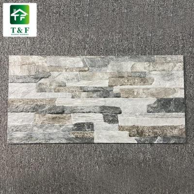 China Grey Glazed Ceramic Tiles , Rectangle Decorative Ceramic Wall Tiles for sale