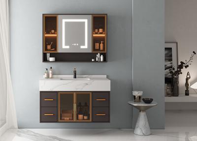 Chine Miroir argenté de luxe moderne du Cabinet HD Smart LED de Hung Flottant Salle de bains Vanity Units de mur à vendre