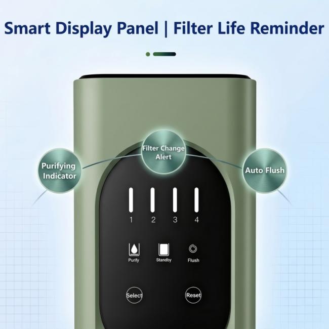 Smart Under-Sink RO Purifier installation view