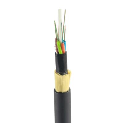 China Span 100m Adss Aerial Fiber Optic Cable for sale