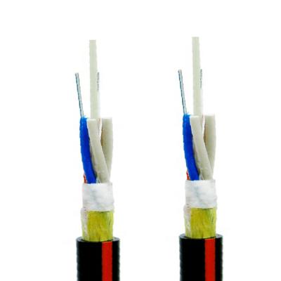 China PE / AT Jacket G652D  All Dielectric Self Supporting Fiber Optic Cable 48core for sale