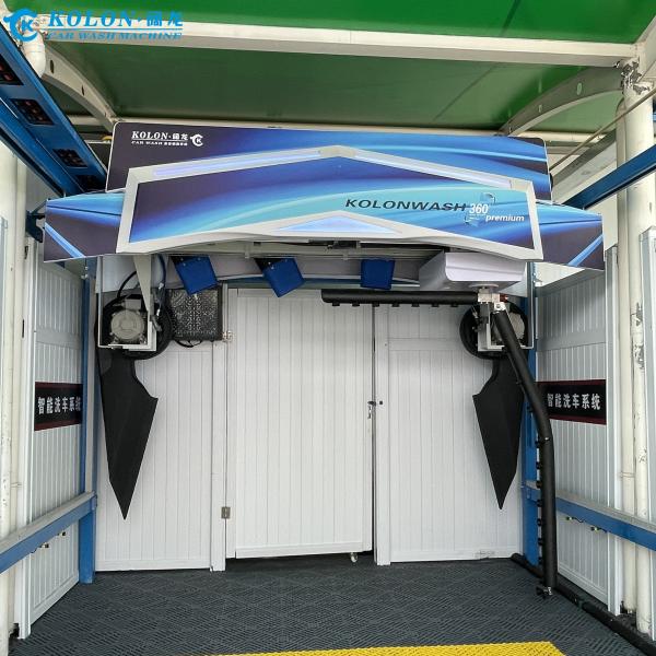 Quality Automatic Touchless Contactless  touch-free  Car Wash Machine KL360 Premium 22kw Water Pump,33kw Air Dryer for sale
