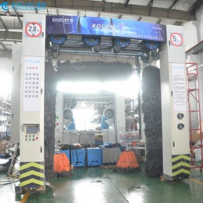 Κίνα Ρολ Όβερ 5 βούρτσες αυτόματη πλυντήρια λεωφορείων φουσκωτή σταθερή KL-YK450 προς πώληση
