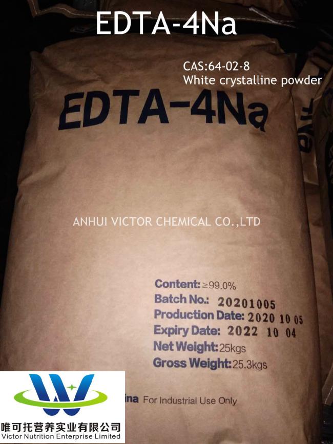 Industry Grade White Powder EDTA 4na 99% Detergent