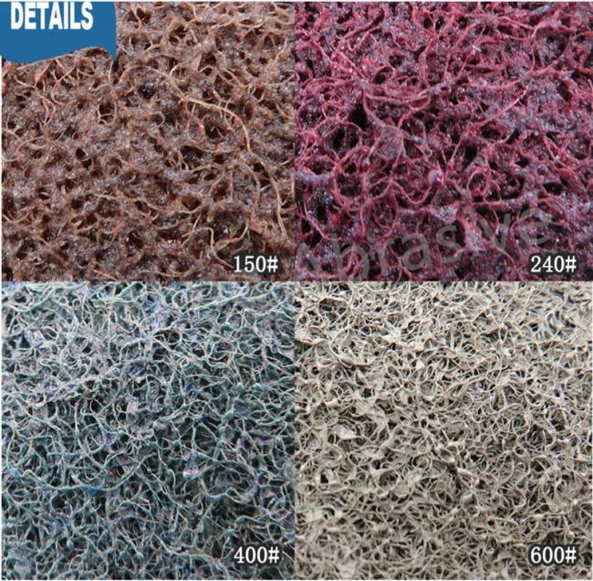 Packaged non-woven sanding belts