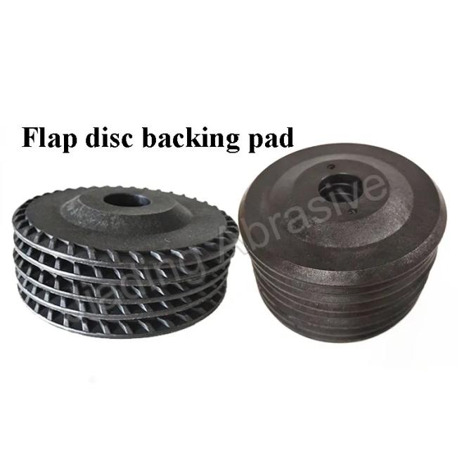 Plastic substrate backing for heavy-duty grinding work