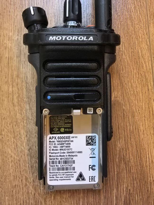 Original Motorola APX6000XE Walkie Talkie Long Range UHF/VHF Digital/Analog Intercom Two-Way for Radio FM Remote Intercom