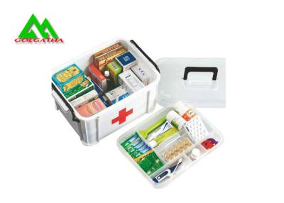 China Lockable First Aid Emergency Medical Box With PVC Fireproofing Material for sale