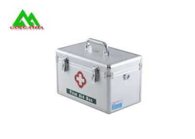 China Aluminium Alloy Lockable Medicine Box Portable Multifunctional Child Proof for sale