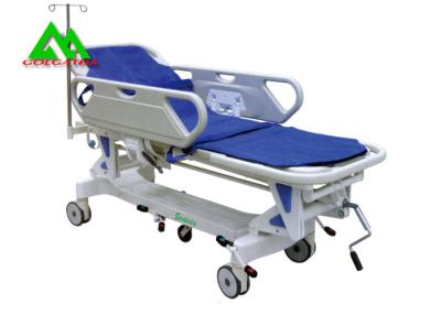 China Hospital Electric Emergency Ambulance Stretcher Bed Trolley Height Adjustable for sale