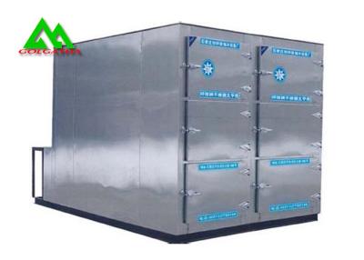 China Refrigerador mortuorio médico del depósito de cadáveres del refrigerador del equipo de refrigeración del acero inoxidable en venta