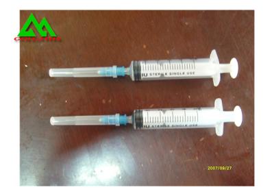 China Sterile Medical And Lab Supplies Disposable Syringe With Needle 3cc / 5cc / 10cc / 20cc for sale