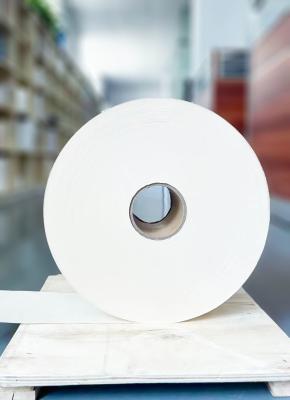 China Rollo de papel de etiqueta térmica de pegamento acrílico, etiquetas adhesivas impermeables extra pegajosas en venta