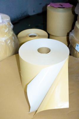 China Release Liner Kraft  Jumbo Printing Paper Roll 80u Surface Thickness Paper Cell Type for sale