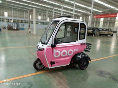 China 500W Closed Electric Tricycle For Adults 3 Wheel Street Legal Enclosed Trike for sale