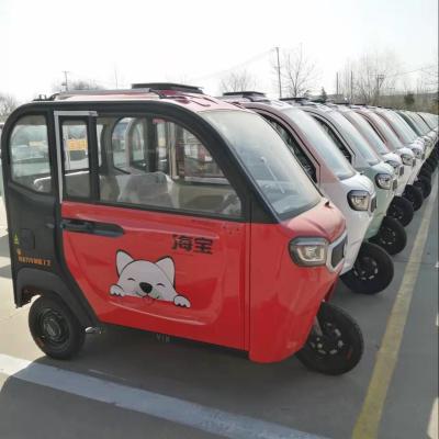 China 800W Enclosed Scooter Trike Road Legal Enclosed Electric Tricycle For Adults for sale