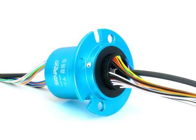China 2000Rpm Fiber Optic Rotary Joint Slip Ring For Rotating Equipment for sale