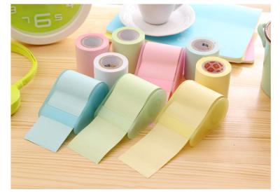 China Wholesale factory Mixed colors paper roller sticky note tape dispenser for sale