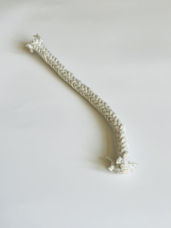 High Temperature Braided Ceramic Fiber Packing Rope 3mm 12mm Thermal Insulation Refractory