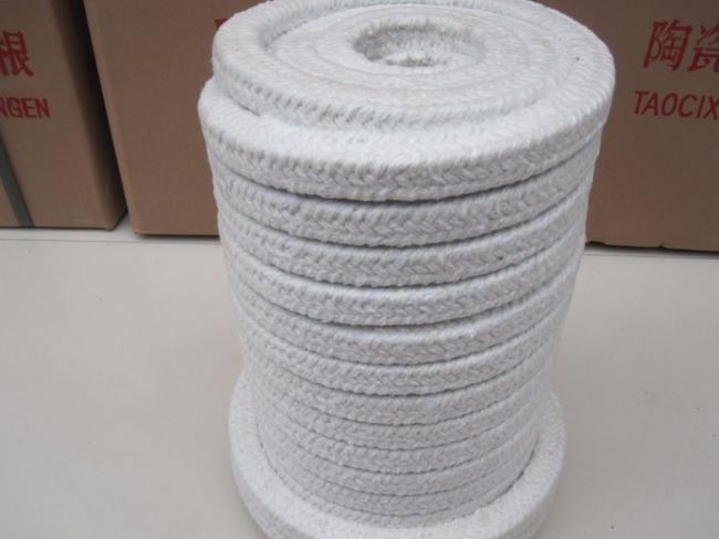 Twisted, Round Braided and Square Braided Ceramic Fiber Rope/Packing