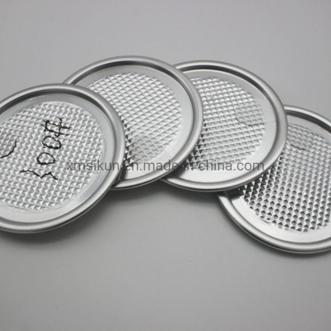 Wholesale Food Grade Tinplate 300# Gold Coating Easy Open Lid for Food Can