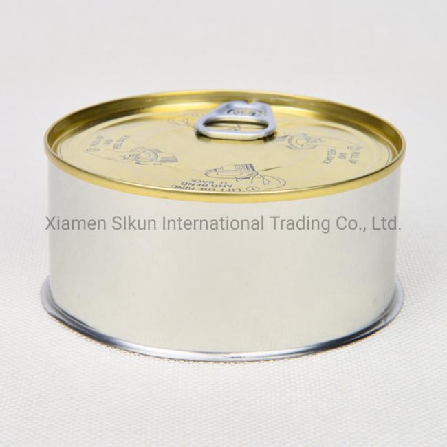 Best Seller Food Grade Metal Round Tin Can 950# with Easy Open Lid for Food Packaging