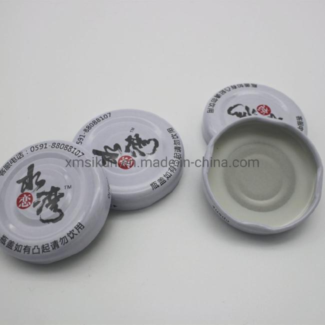 Hot Selling High Quality Tinplate Ear Caps 43# Metal Can for Glass Jar