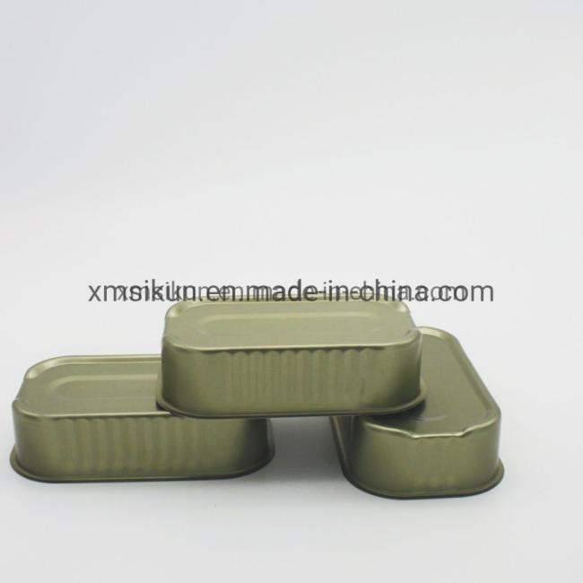 311# High-Quality Tinned Can with Lid Food Grade for Sardine Fish Packing