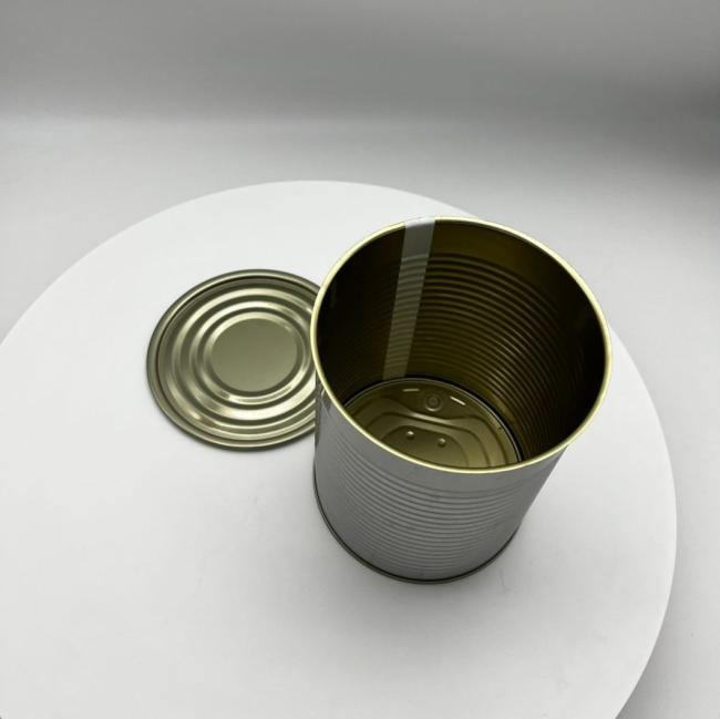 Special Packaging for 9124# High-Quality Tinned Food with Lid
