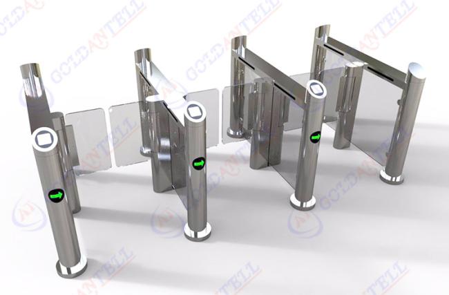 Smallest Quick Pass Gate CE Certification DC Brushless Motor Swing Barrier Gate