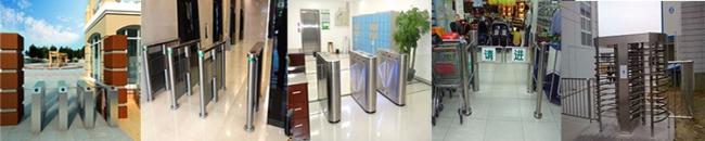 CE Approved Bi-Directional Steel Gate Turnstile