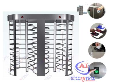 China Bi - directional Airports Subway Station single turnstile , Automatic Revolving Door for sale