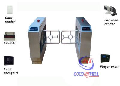 China RFID Swing Barrier Gate RFID Turnstile long range distant remote control for sale
