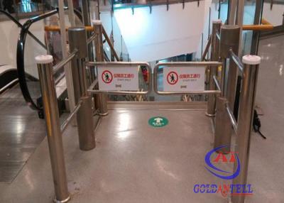 China Supermarket coin operated RFID Turnstile with alarm function and reset function for sale