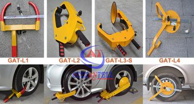 China Unique Special Lock Steel Car Wheel Clamp Anti theft , Good Painting for sale