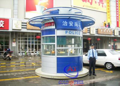 Chine La guérite préfabriquée en acier de couleur a jeté pour le jardin, commissariat de police, bâtiment résidentiel à vendre