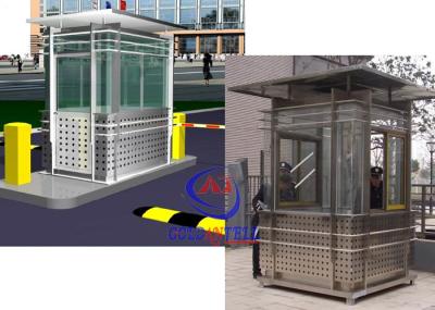 China Prefabricated Safety Guard Kiosk , Sentry Garden Shed Ce Approved for sale